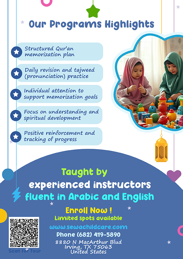 Our Programs Highlights - Structured Quran memorization plan, Daily revision and tajweed pratice, individual attention to support memorization goals, Focus on understanding and spiritual development, Positive reinforcement and tracking of progress